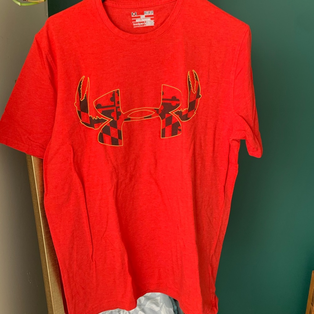 Under Armour crab men’s tee shirt, size medium